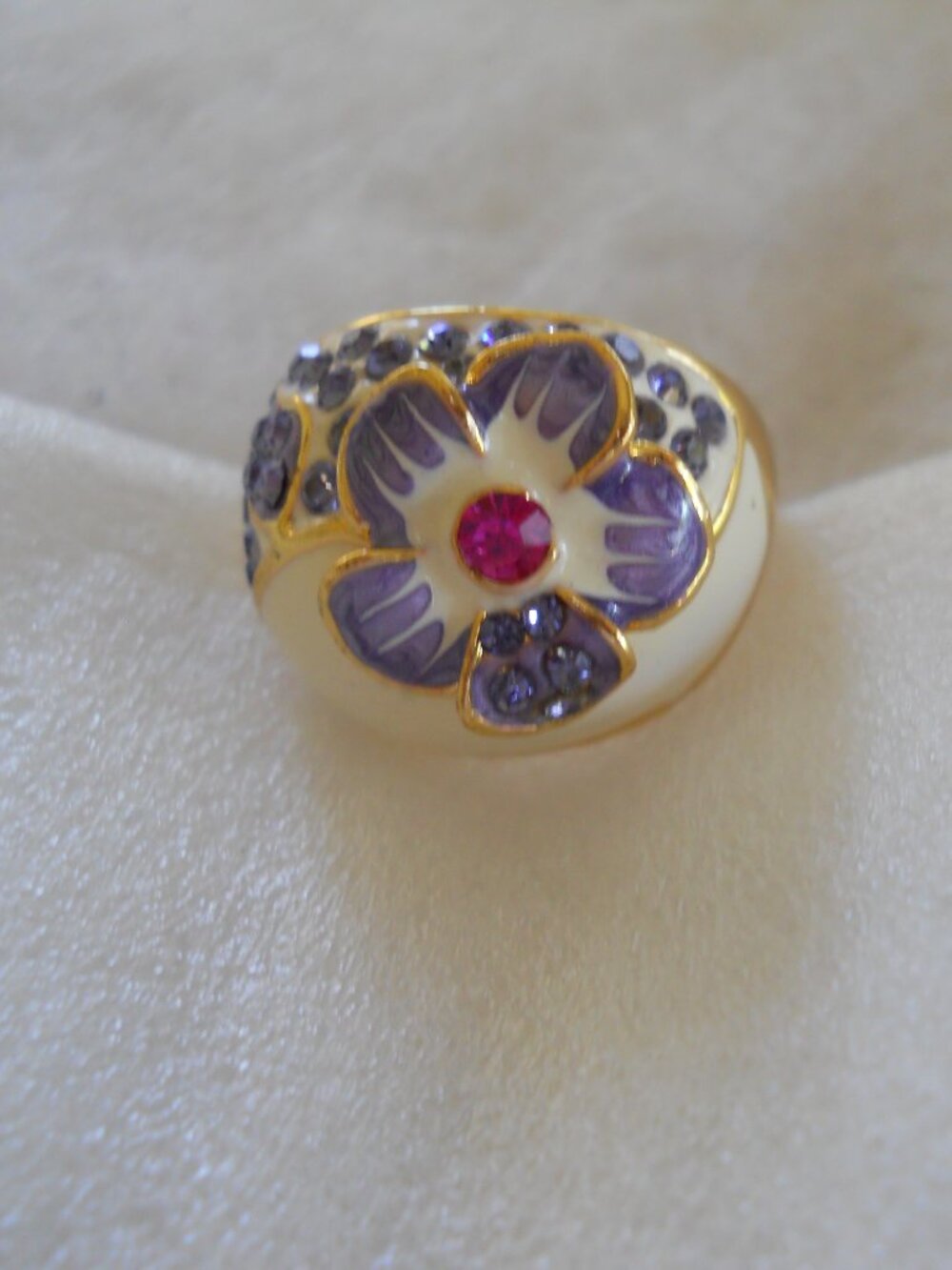 Enamel Flower Ring   930
